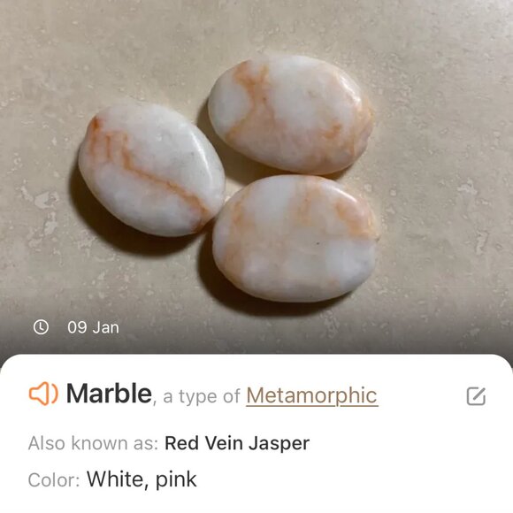 2/$20, Genuine Red Vein Marble Celtic Trinity Sterling Silver Dangle Earrings - Picture 8 of 9